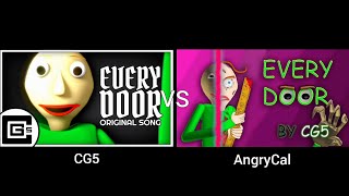 Baldis Basics Song  quotEvery Doorquot Part 7 CG5 vs AngryGal [upl. by Mahmoud670]