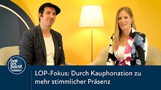 Perfekte Sprechstimme  Wie du durch Kauphonation mehr stimmliche Präsenz erzielst [upl. by Hillie]