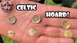 The Celtic Stater Hoard  treasure of ancient gold  Metal detecting UK  Minelab Equinox 800 [upl. by Moffit]