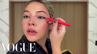 Outer Bankss Madelyn Cline’s Guide to Siren Eyes amp Lip Contouring  Beauty Secrets  Vogue [upl. by Drew558]