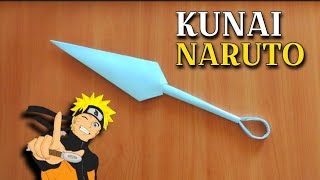 ORIGAMI NARUTO KUNAI TUTORIAL  HOW TO MAKE ORIGAMI NARUTO KNIFE STEP BY STEP  PAPER WEAPON [upl. by Minnie397]