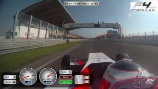 Zandvoort onboard Formula 4 NEZ Jarno Opmeer opening laps [upl. by Anerat]