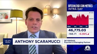 Skybridges Anthony Scaramucci is bullish on Bitcoin based on ETF approval expectation [upl. by Stefan]