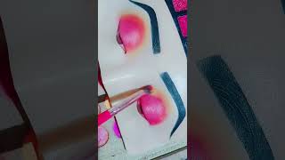 Pinky glam glass eye makeup tutorials unique eye look new style glittereyesperfecteyes smokeyeyes [upl. by Benn]