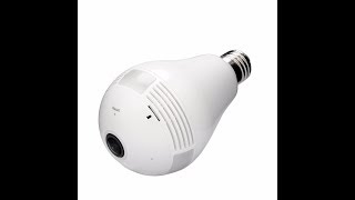 Light Bulb Camera Fast amp Easy Home Security Solution with 360° Motion Detection gadgets amazon [upl. by Waiter]