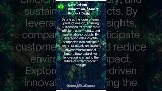 data driven innovation smart product design [upl. by Papagena]