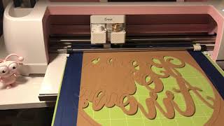 Cutting Chipboard with Cricut Maker and Knife Blade [upl. by Biddle158]