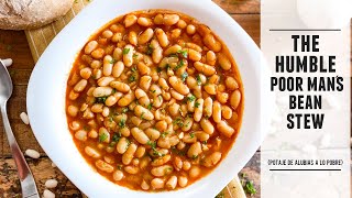 Spanish Poor Man´s Bean Stew  Potaje de Alubias a lo Pobre Recipe [upl. by Reeher]