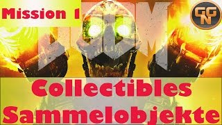 Doom 2016 Alle Sammelobjekte  All Collectibles  Mission 1  Die UAC  German Guide [upl. by Finlay273]