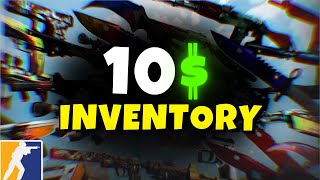 MY 10 INVENTORY WITH BEST SKINS IN CS2 [upl. by Roosevelt]