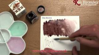 Winsor amp Newton Drawing Ink Nut Brown 441 [upl. by Ainud]