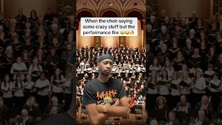 When the choir saying some crazy stuff but the performance fire reggiecouz eatingthecats shorts [upl. by Cecily]