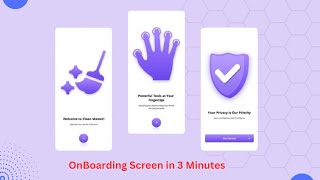 Onboarding Screen  Simple On boarding Screen  onboard onboarding splash FlutterFlow flutter [upl. by Anitnatsnoc364]