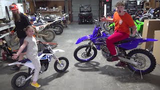 Kids Dirt Bike shopping Adventure Dreams come true [upl. by Amoreta]