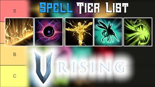 V Rising Best Spells Tier List [upl. by Siulesoj54]