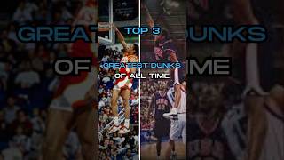 Top 3 NBA’s Greatest Dunks of AllTime [upl. by Kiker]