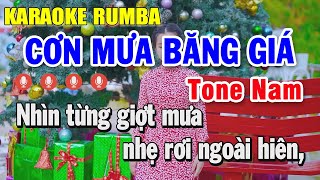 Cơn Mưa Băng Giá Karaoke Tone Nam  Gm  Nhạc Sống  Karaoke Rumba Nhạc Trẻ [upl. by Alraep932]