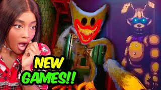 NEW Poppy Playtime Chapter 3 is ALMOST HERE and FNAF Into the Pit looks SO GOOD Trailer Reaction [upl. by Hgielyak]