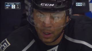 Jarome Iginla Scores On Pekka Rinne  Kings Tie Predators 11 [upl. by Yecac702]