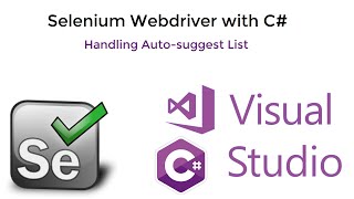 5 Selenium C  Handling Autosuggest List [upl. by Herv979]