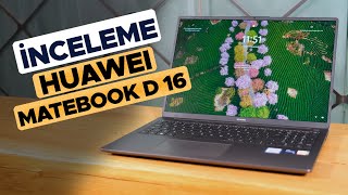 HUAWEI MATEBOOK D 16 2024 Laptop İnceleme  Hem eğlence hem iş için fiyatperformans [upl. by Ecirehc]