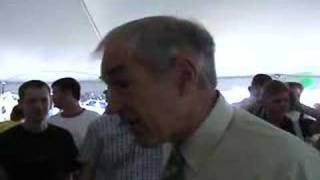 Ron Paul Answers Global Warming Question at Iowa Straw Poll [upl. by Mechling]