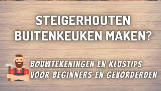 zelf een steigerhouten buitenkeuken maken [upl. by Lexi]