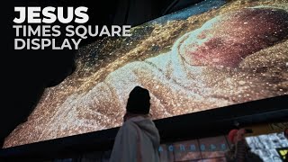 Times Square mesmerizes with stunning Birth of Jesus display [upl. by Dew167]