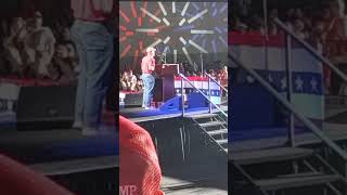 Brian Pannebecker Auto workers for Trump Detroit Michigan Trump Rally [upl. by Odlanyer]