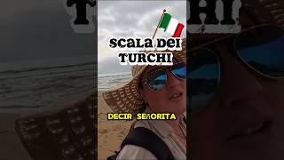 IMPERDONABLE AHORA COBRAN EN LA SCALA DEI TURCHI SICILIA ITALIA [upl. by Dew]