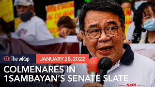 Makabayan endorses LeniKiko Colmenares joins 1Sambayan Senate slate [upl. by Loredo288]