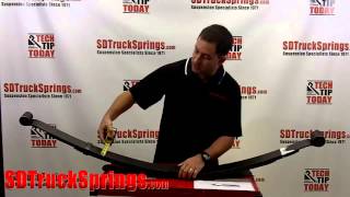 How to Measure Leaf Springs  SD Truck Springs Tutorials and Reviews  Helper Springs [upl. by Stryker]