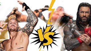 Dream match Randy orton god mode vs tribal chief Roman Reigns WWE [upl. by Ahsoyem]