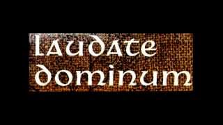 Laudate Dominum Gregorian Chant By The Trappist Monks of the Abbey of Gethsemani Kentucky 1951 [upl. by Ahseer]