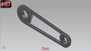 ChainInventor Studio Video Tutorial Autodesk Inventor [upl. by Akoyin]