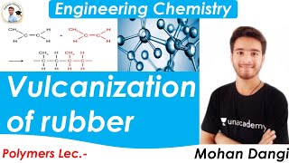 Vulcanisation of rubber  Polymer  rubber  engineering chemistry  Mohan Dangi  valcanised rubber [upl. by Arvell568]