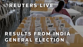 LIVE India election results 2024  REUTERS [upl. by Ahsauqram517]