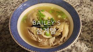 베일리네 인스턴트 팟 삼계탕  Baileys Instant Pot Korean Chicken Soup Samgyetang [upl. by Neeluj]