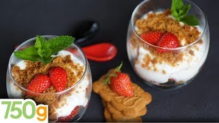 Tiramisu aux fraises et spéculoos  750g [upl. by Maribeth334]