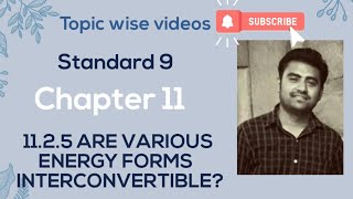 NCERT Science class 9 chapter 11 1125 VARIOUS ENERGY FORMS INTERCONVERTIBLE [upl. by Estren3]