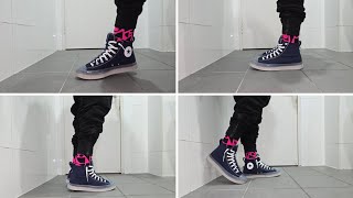 Converse Ctas CX Explore Hi Obsidian White on feet [upl. by Markos616]