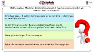 Pricing in Imperfect factor market bilateral monopoly [upl. by Costanza]