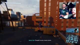 My friend plays SpiderMan PS4 for the first time  Live [upl. by Abbate]