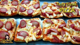 Pizza Bread  Tasty Bread Pizza [upl. by Notnelc565]