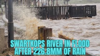 Swartkops river in flood after 2268mm of rain [upl. by Wini284]