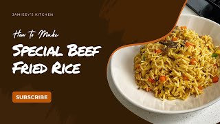 Dont Miss Out on the TASTIEST Beef Fried Rice Recipe EVER [upl. by Esele990]