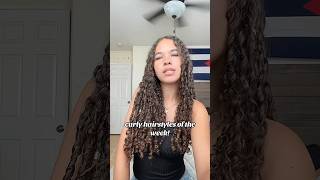 My FAVORITE weekly curly hairstyles by jaelinwoods [upl. by Leontyne]