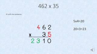 la multiplication à 2 chiffres [upl. by Crain]