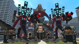 Evolution Of New Titan Speakerman Upgraded Vs Skibidi Toilet Dominant Army Multiverse In Garrys Mod [upl. by Gwendolin148]