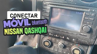 Sincronizar teléfono móvil BLUETOOTH a NISSAN QASHQAI 2008 🔄 [upl. by Irah]